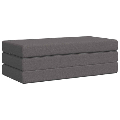 Divano Letto Pieghevole 140 x 67 x 45 cm Grigio Chiaro | homemem39