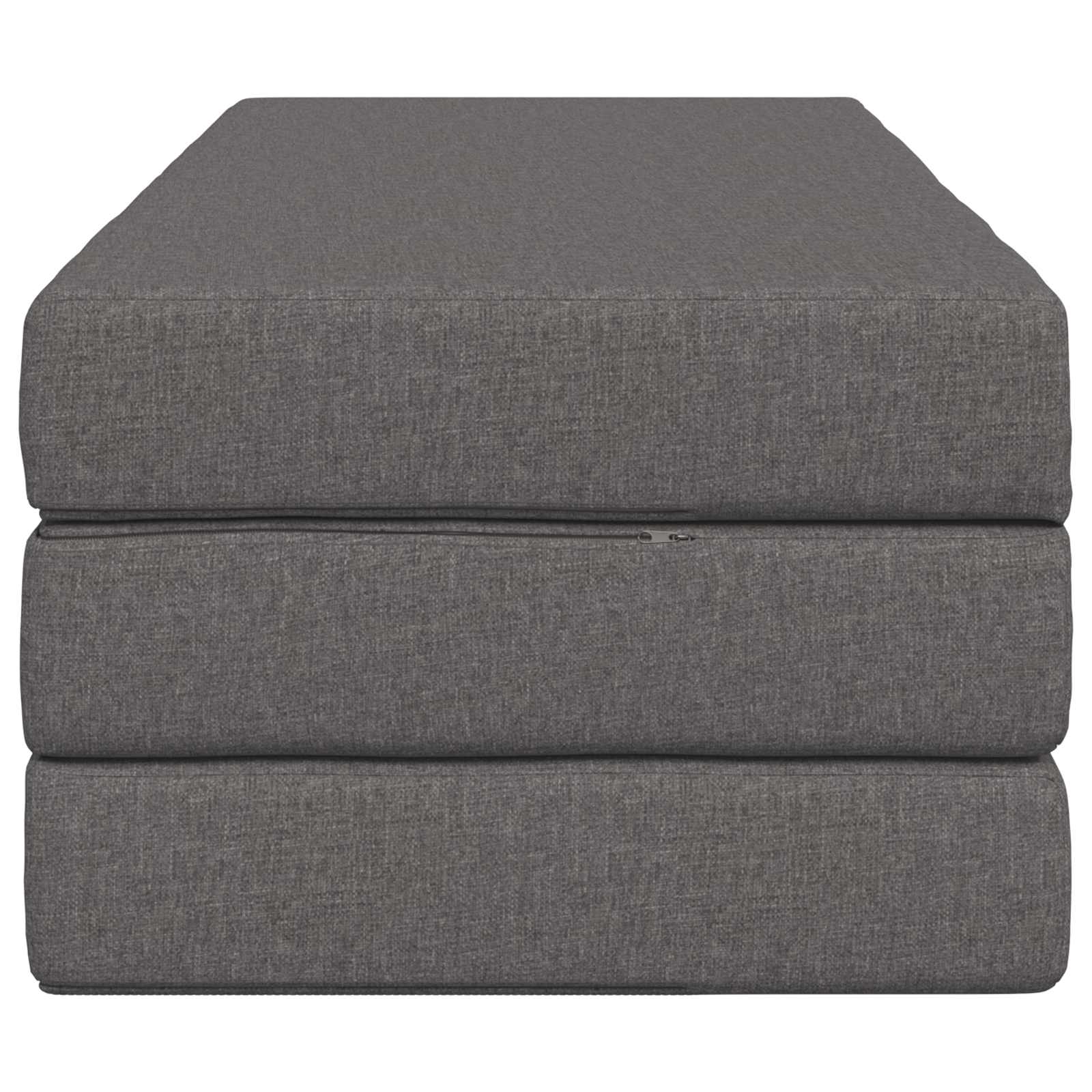 Divano Letto Pieghevole 140 x 67 x 45 cm Grigio Chiaro | homemem39