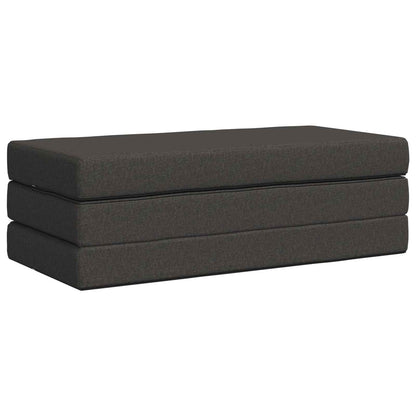 Divano Letto Pieghevole 140 x 67 x 45 cm Grigio Scuro | homemem39
