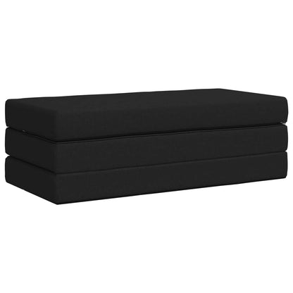 Divano Letto Pieghevole 140 x 67 x 45 cm Nero | homemem39