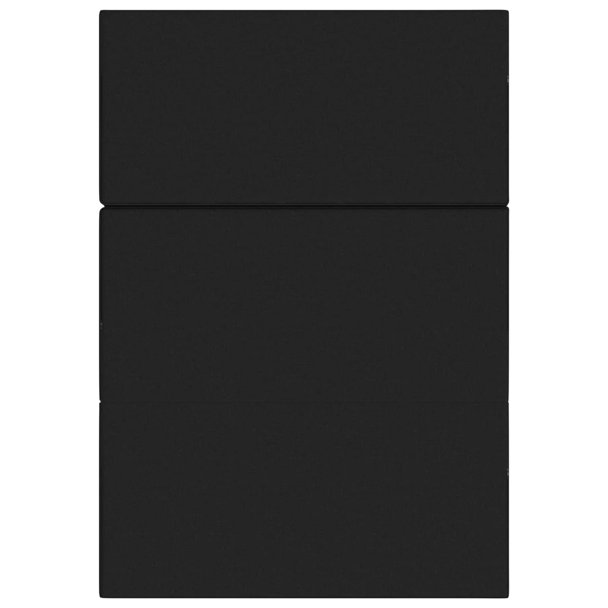 Divano Letto Pieghevole 140 x 67 x 45 cm Nero