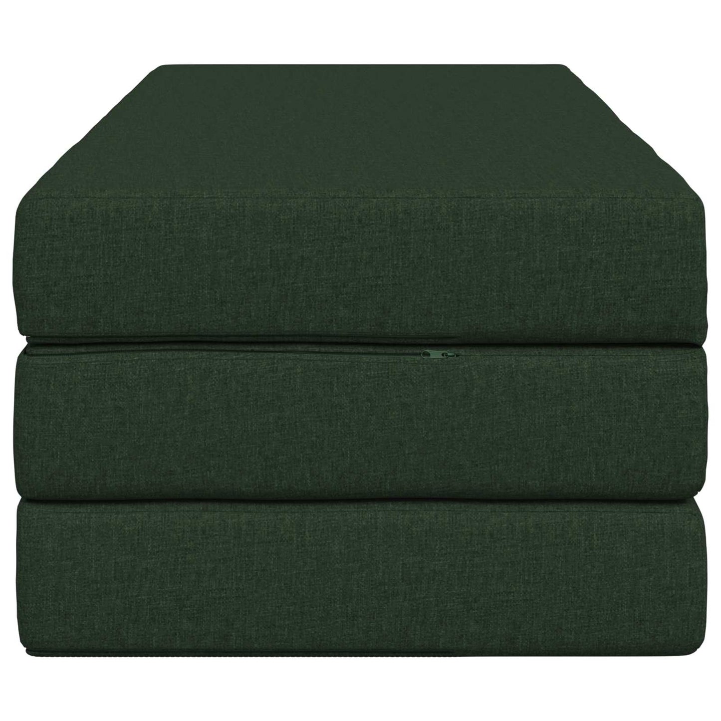 Divano Letto Pieghevole 140 x 67 x 45 cm Verde Scuro