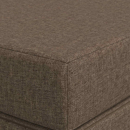 Divano Letto Pieghevole 140 x 67 x 45 cm Tortora