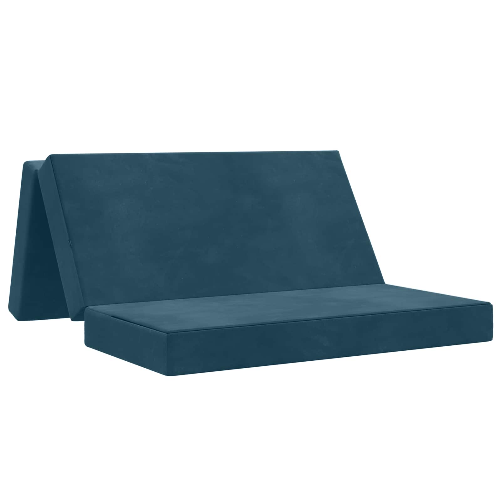 Divano Letto Pieghevole 140 x 67 x 45 cm Blu | homemem39