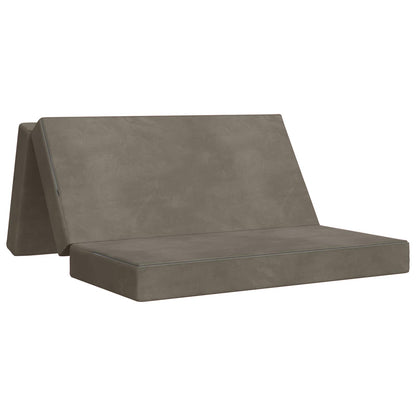 Divano Letto Pieghevole 140 x 67 x 45 cm Grigio Chiaro | homemem39