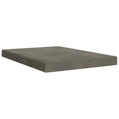 Divano Letto Pieghevole 140 x 67 x 45 cm Grigio Chiaro | homemem39