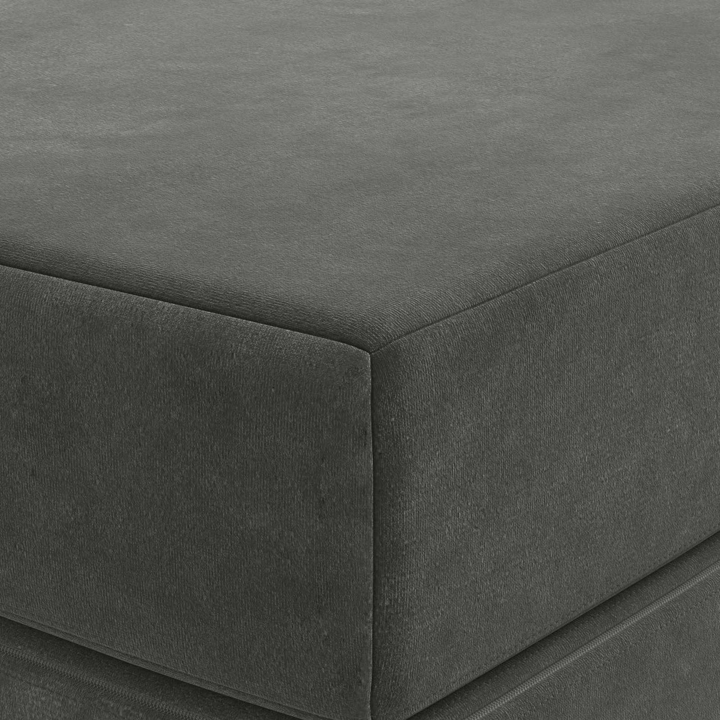 Divano Letto Pieghevole 140 x 67 x 45 cm Grigio Scuro | homemem39