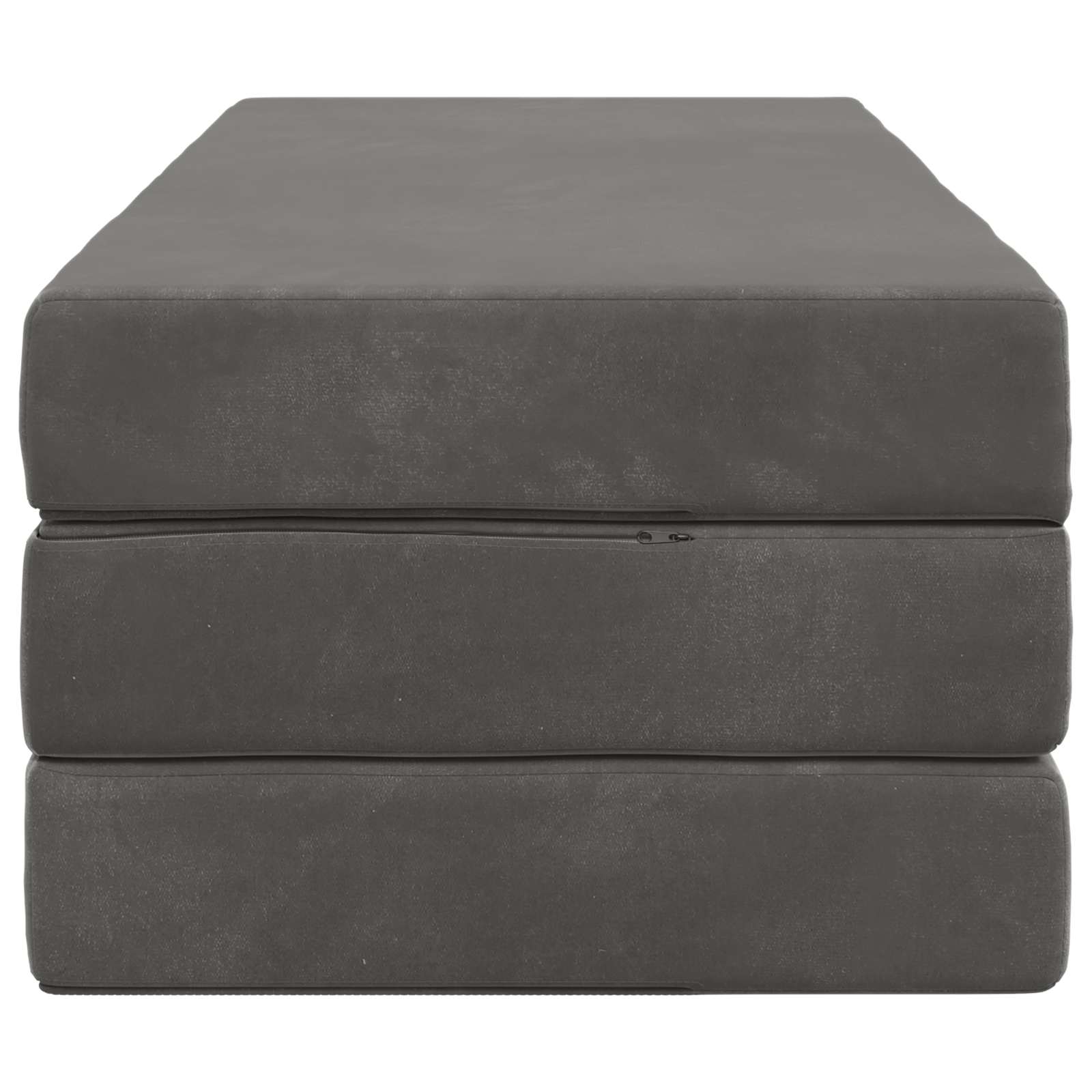 Divano Letto Pieghevole 140 x 67 x 45 cm Grigio Scuro | homemem39
