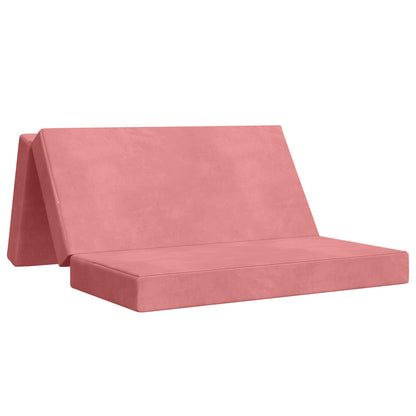 Divano Letto Pieghevole 140 x 67 x 45 cm Rosa | homemem39