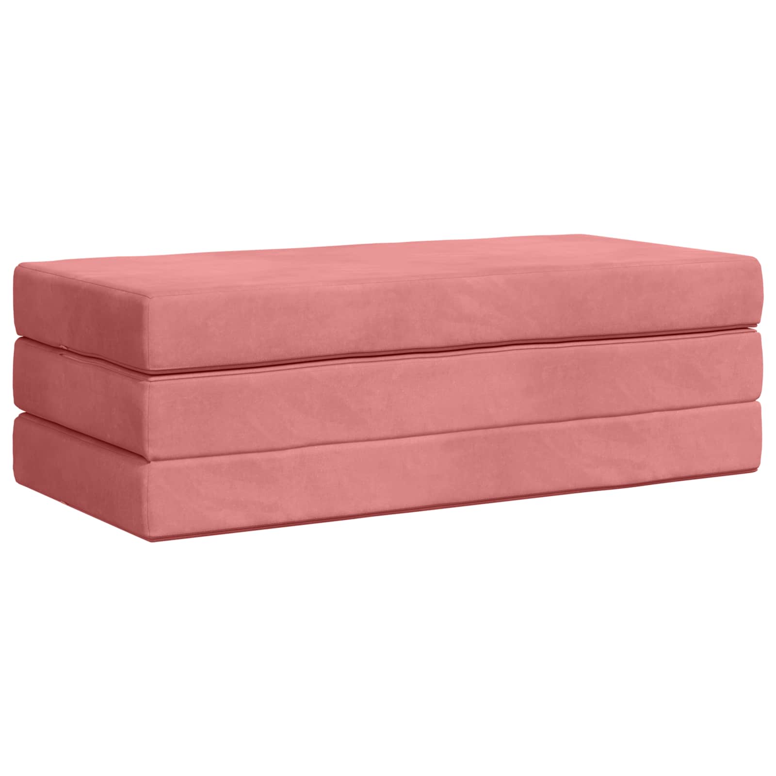 Divano Letto Pieghevole 140 x 67 x 45 cm Rosa | homemem39