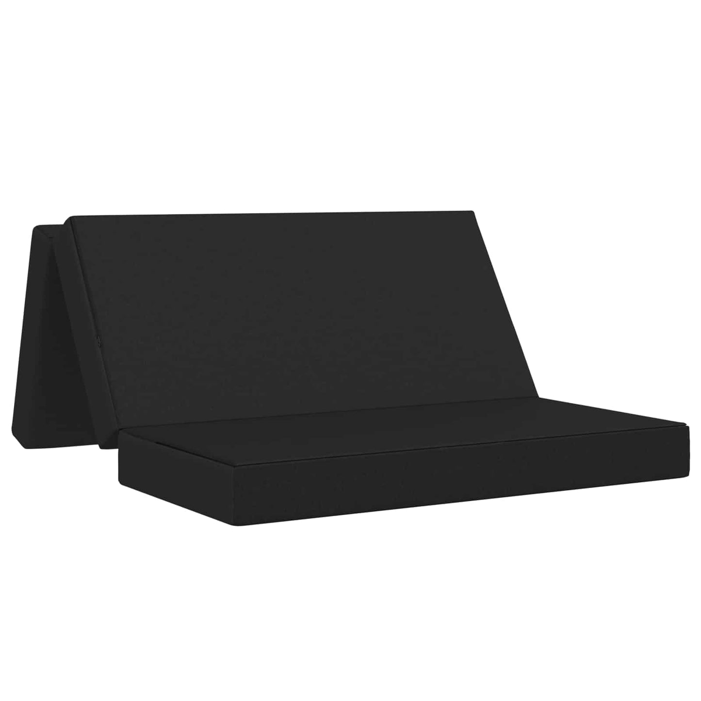 Divano Letto Pieghevole 160 x 67 x 45 cm Nero | homemem39