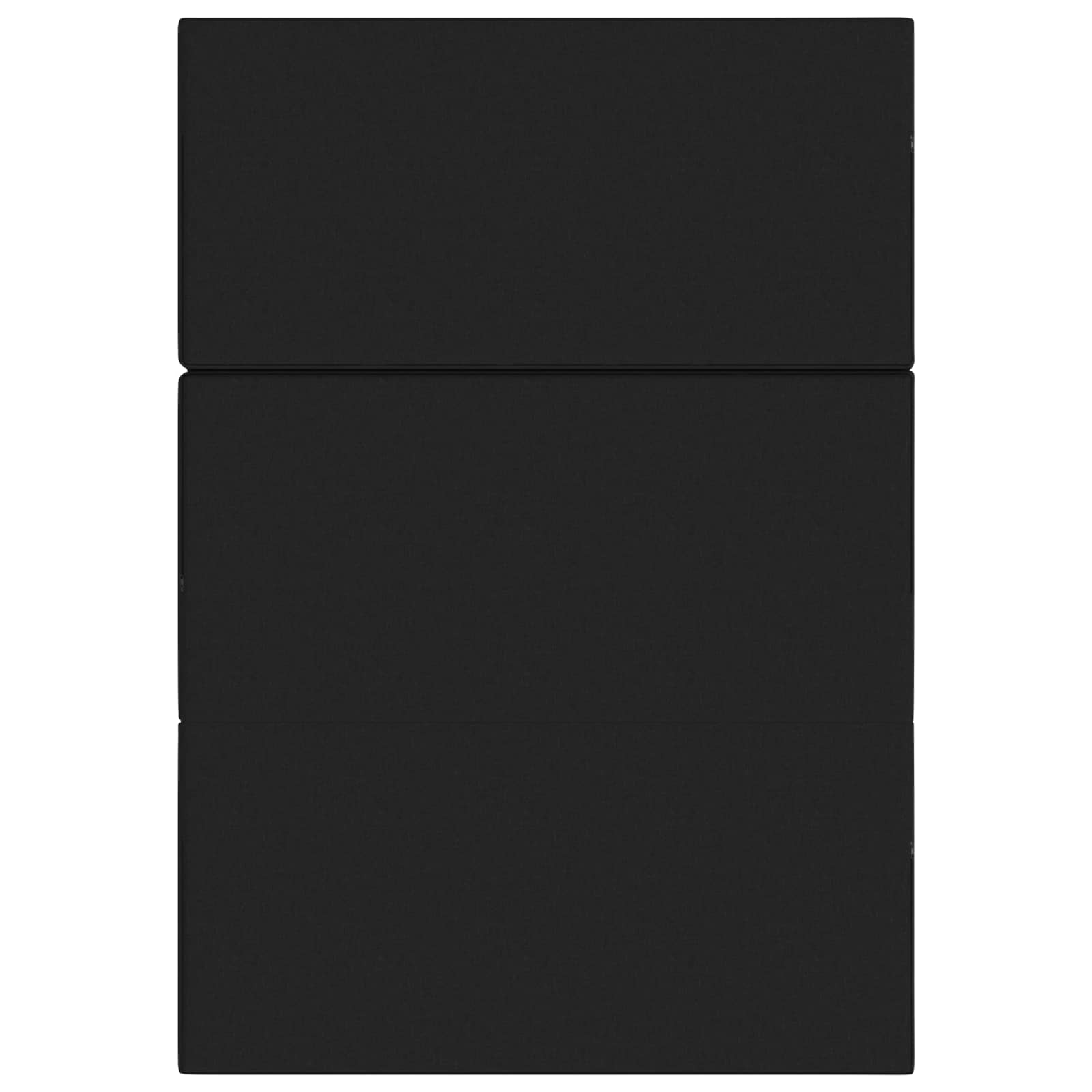 Divano Letto Pieghevole 160 x 67 x 45 cm Nero | homemem39
