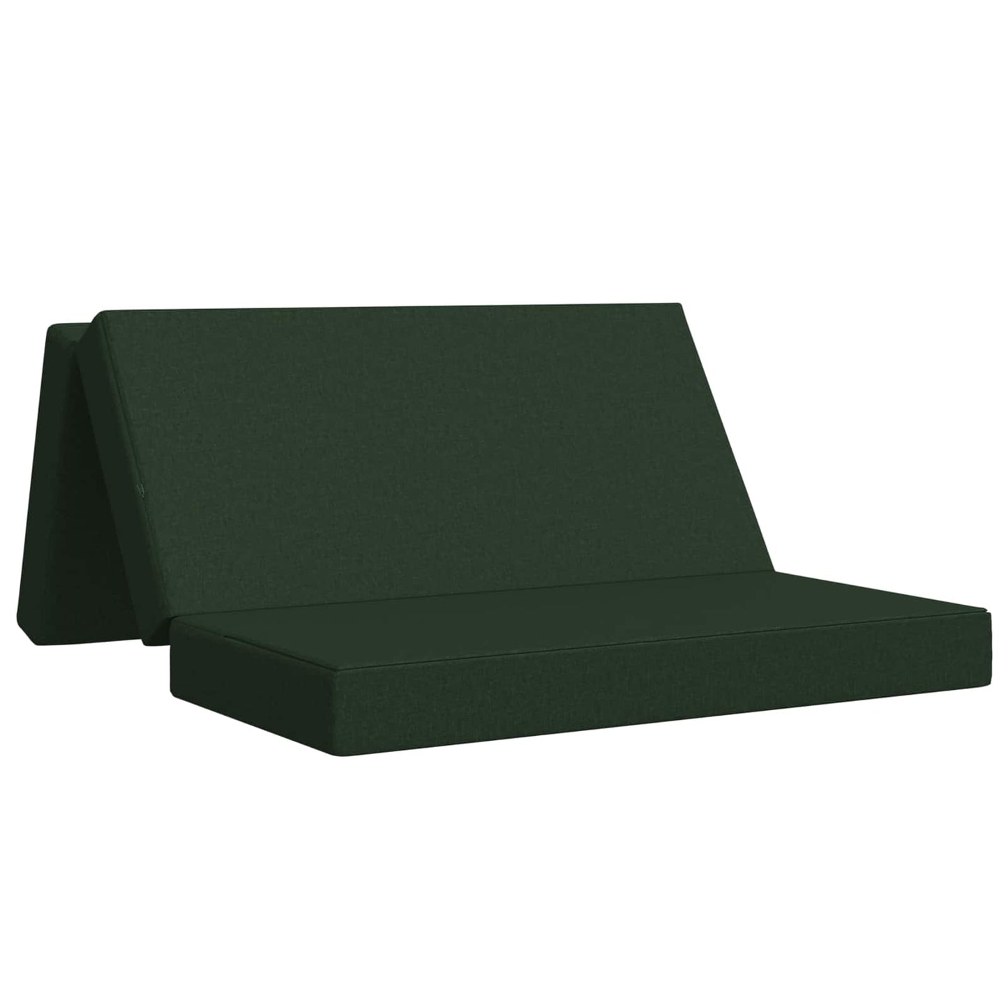 Divano Letto Pieghevole 160 x 67 x 45 cm Verde Scuro | homemem39