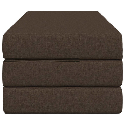 Divano Letto Pieghevole 160 x 67 x 45 cm Tortora | homemem39