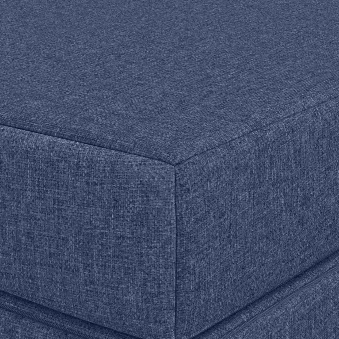Divano Letto Pieghevole 160 x 67 x 45 cm Blu | homemem39