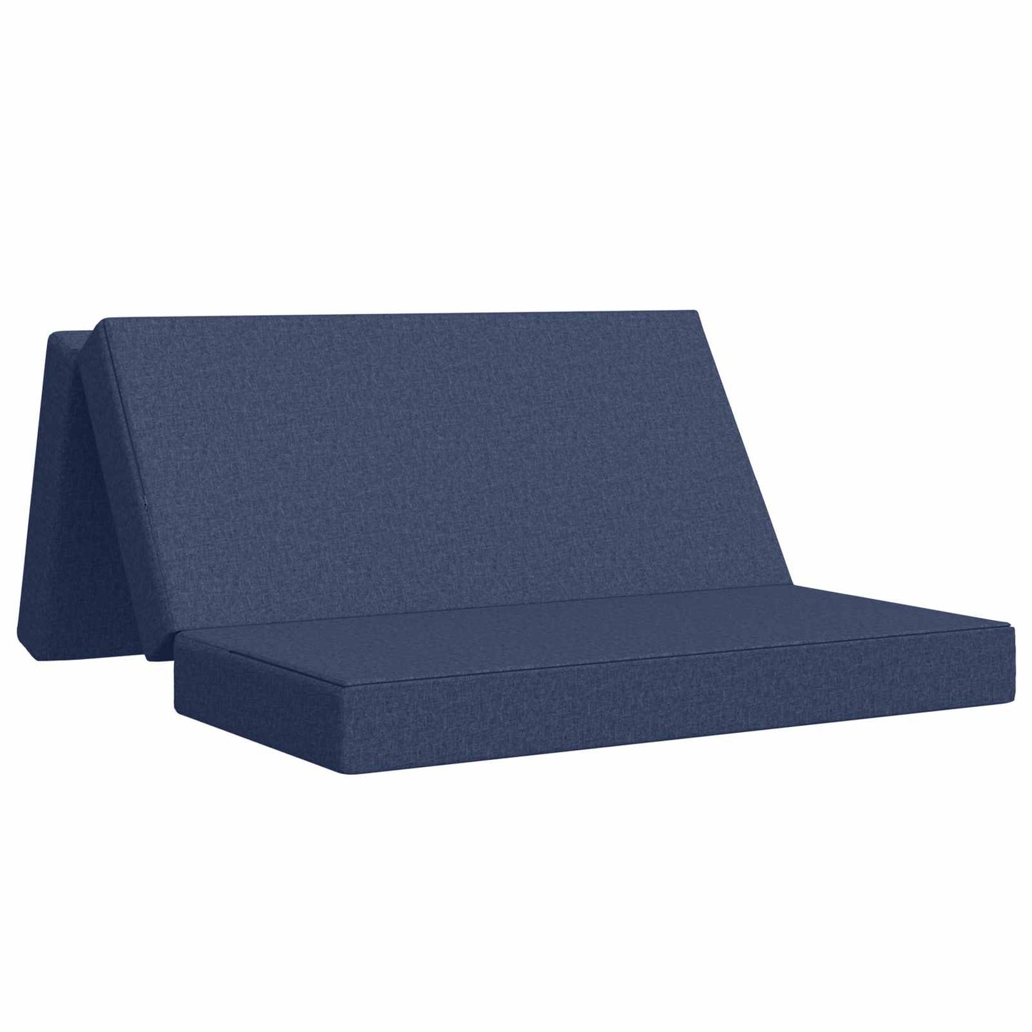 Divano Letto Pieghevole 160 x 67 x 45 cm Blu | homemem39
