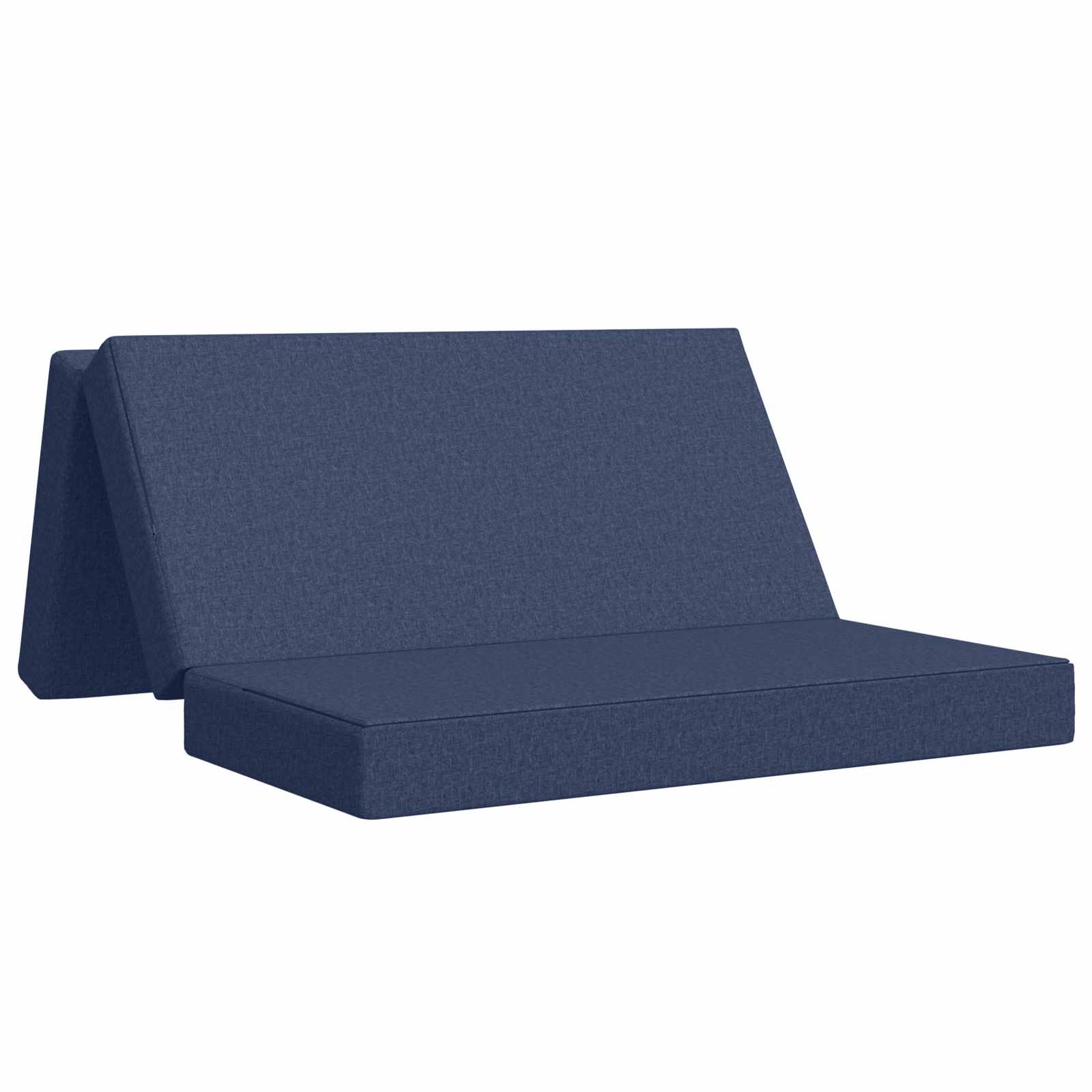 Divano Letto Pieghevole 160 x 67 x 45 cm Blu | homemem39