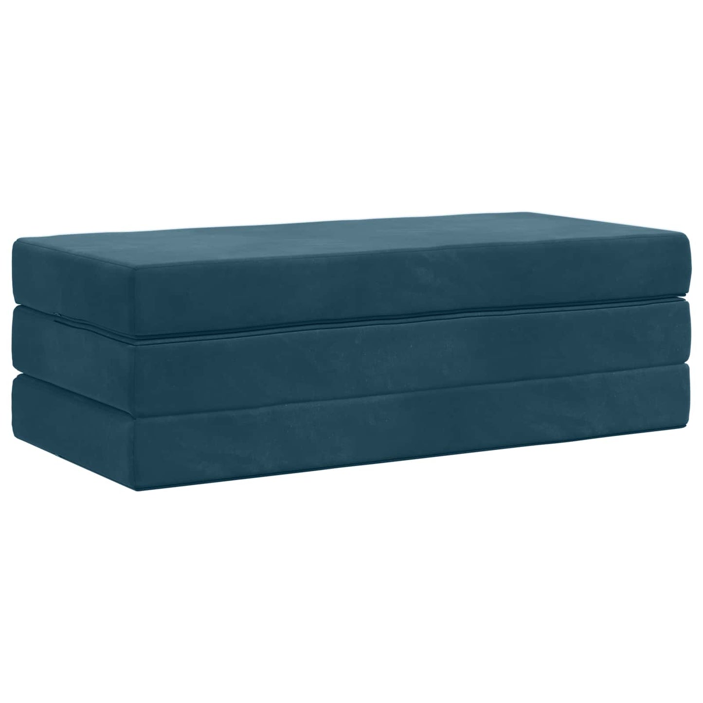 Divano Letto Pieghevole 160 x 67 x 45 cm Blu | homemem39