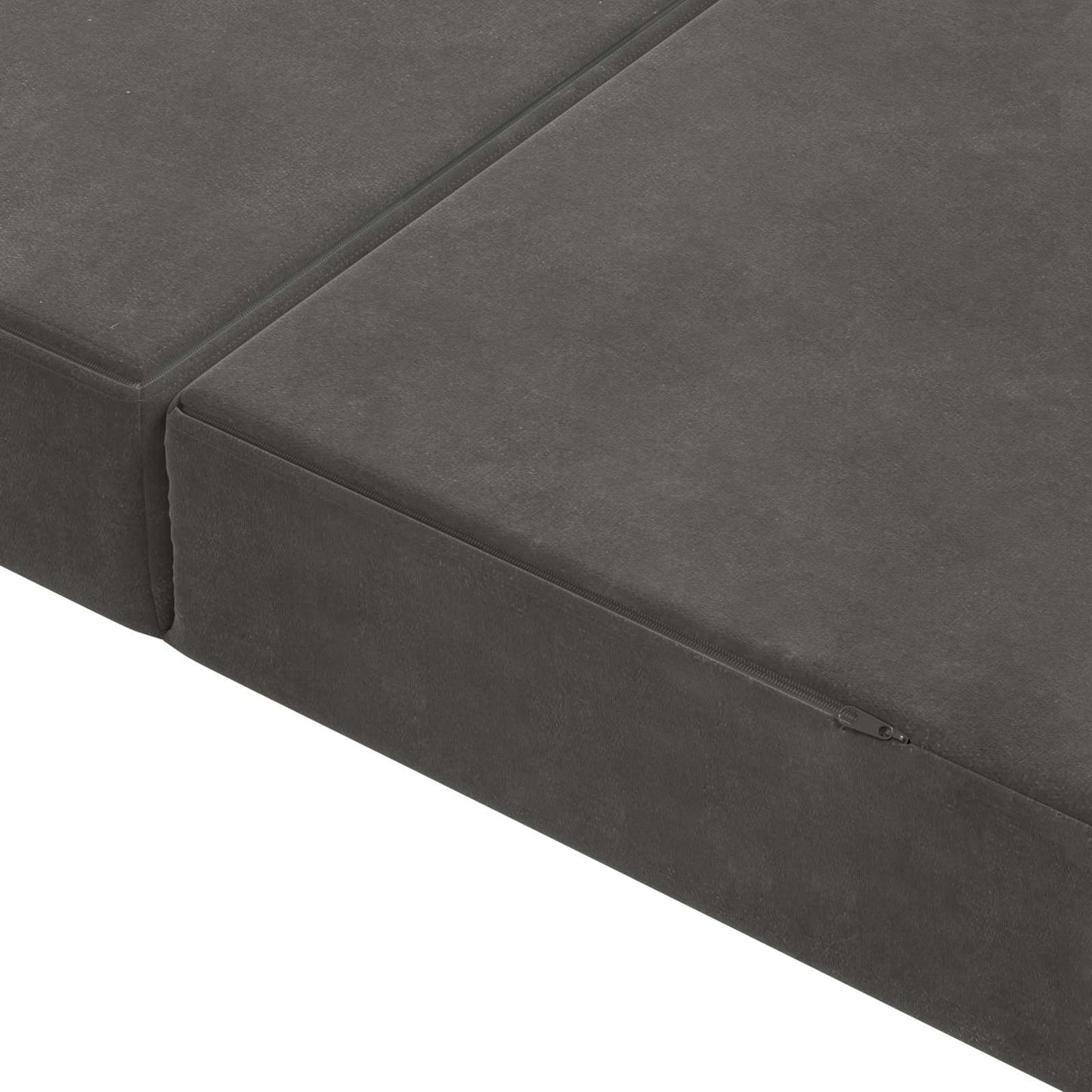 Divano Letto Pieghevole 160 x 67 x 45 cm Grigio Scuro | homemem39