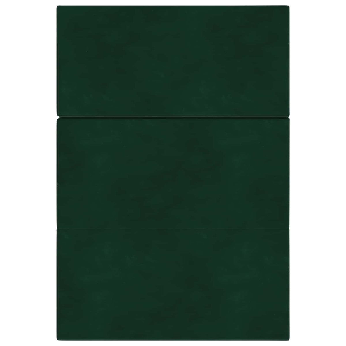 Divano Letto Pieghevole 160 x 67 x 45 cm Verde Scuro