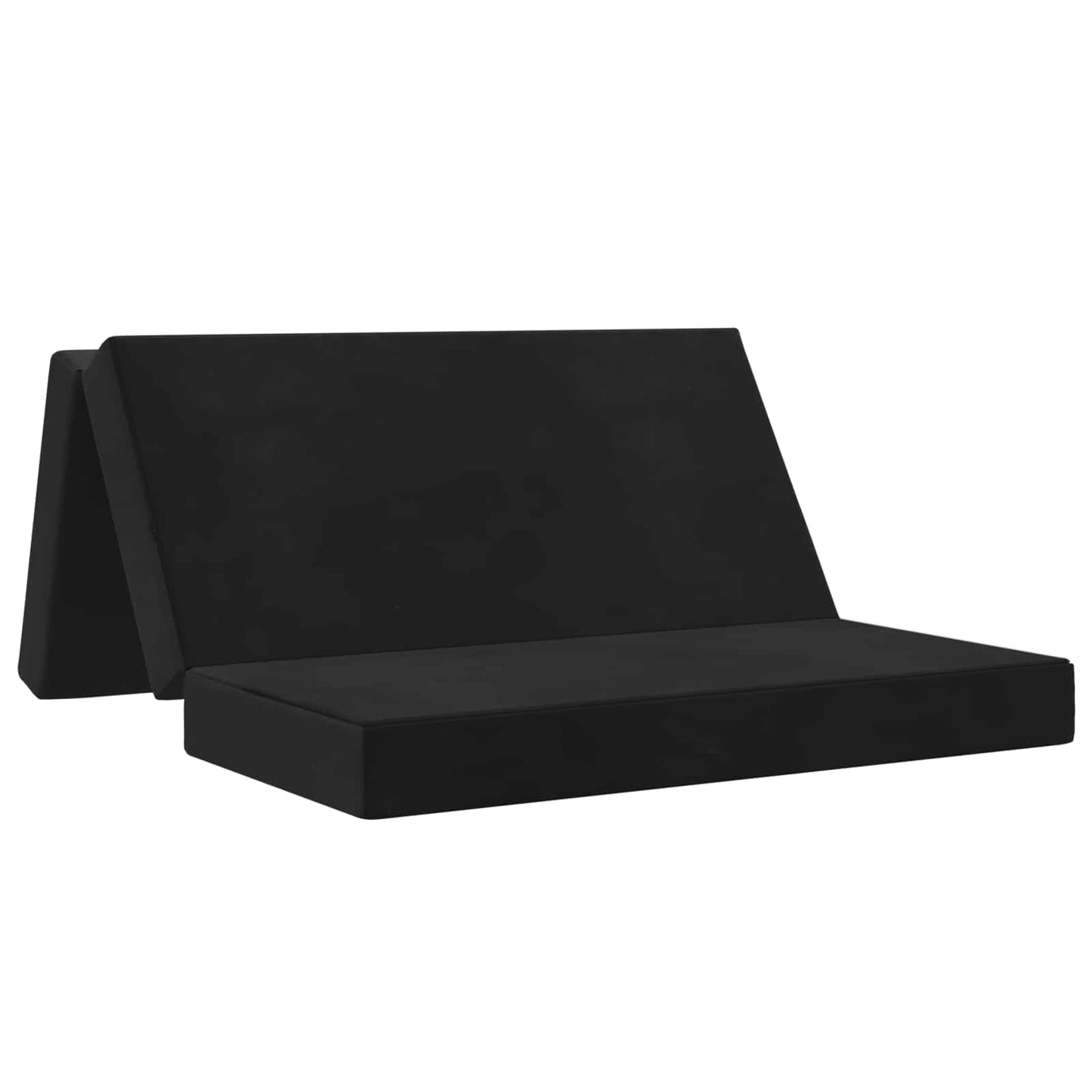 Divano Letto Pieghevole 160 x 67 x 45 cm Nero | homemem39