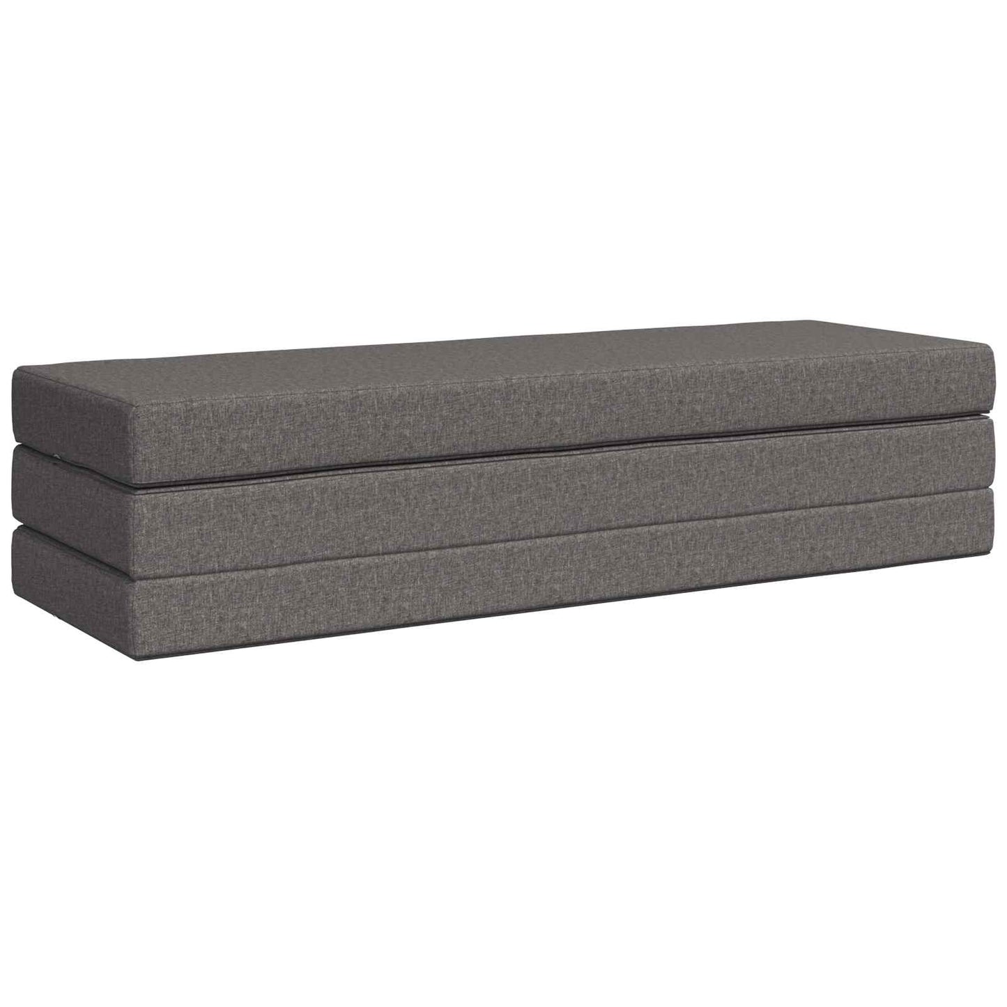 Divano Letto Pieghevole 180 x 67 x 45 cm Grigio Chiaro | homemem39