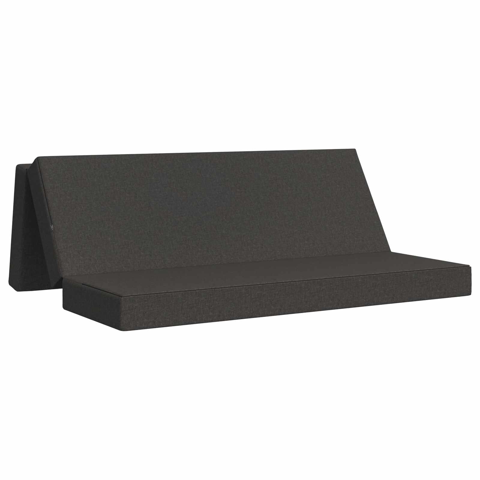 Divano Letto Pieghevole 180 x 67 x 45 cm Grigio Scuro | homemem39