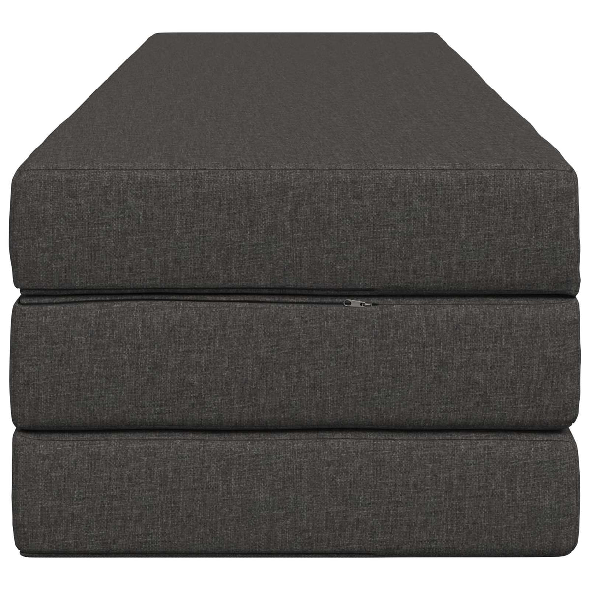 Divano Letto Pieghevole 180 x 67 x 45 cm Grigio Scuro
