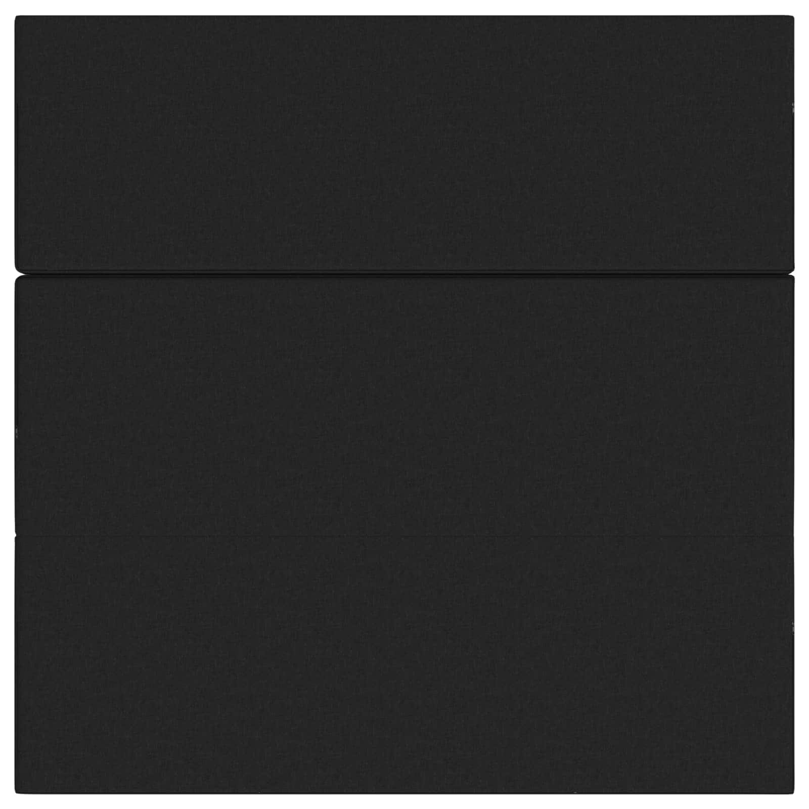 Divano Letto Pieghevole 180 x 67 x 45 cm Nero | homemem39