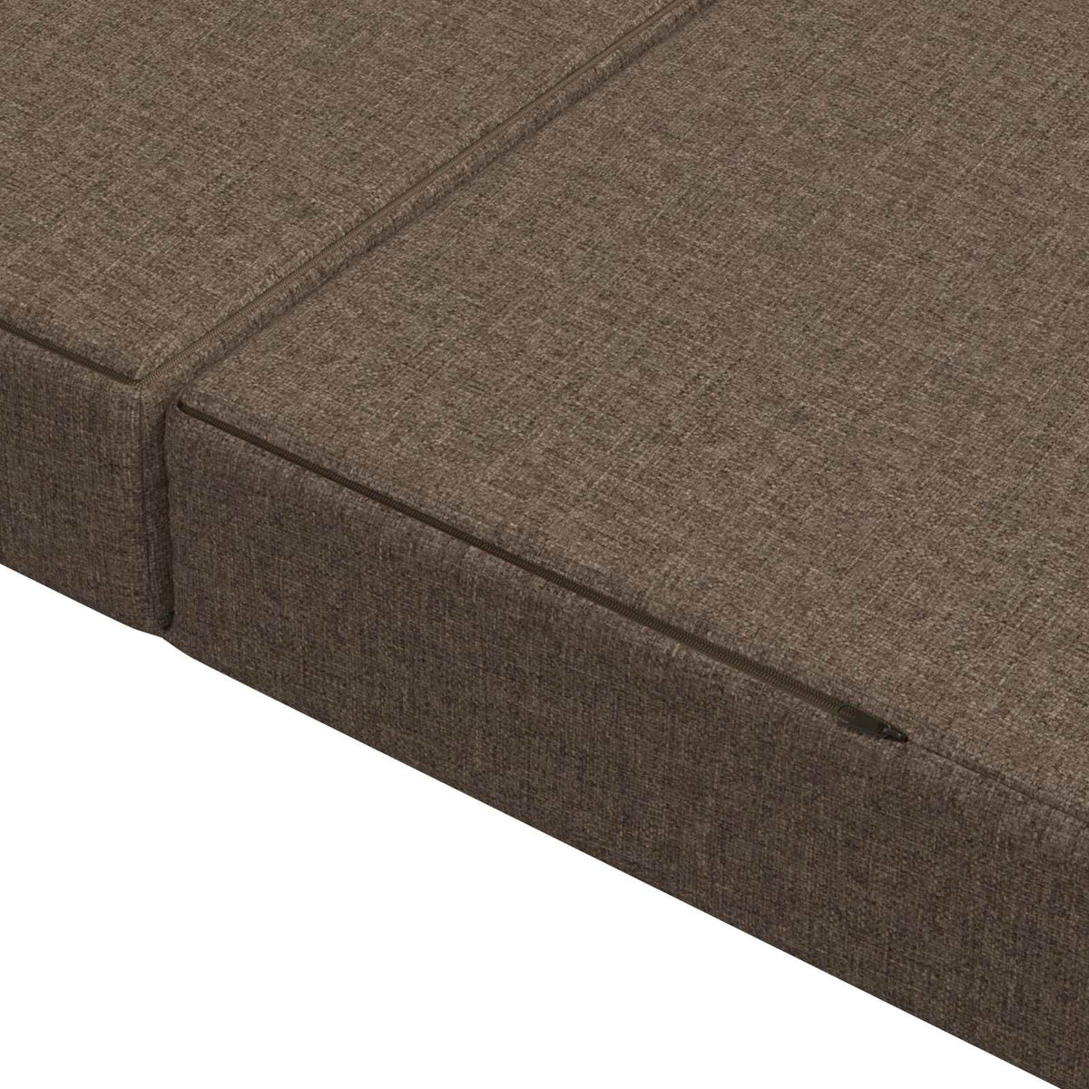Divano Letto Pieghevole 180 x 67 x 45 cm Tortora