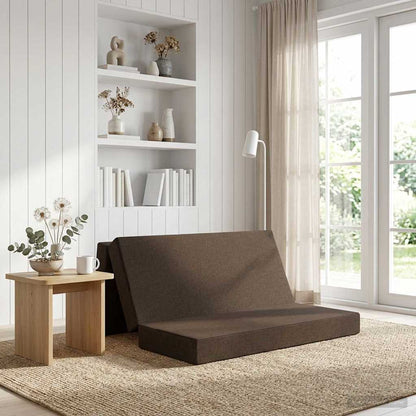 Divano Letto Pieghevole 180 x 67 x 45 cm Tortora | homemem39