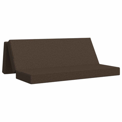 Divano Letto Pieghevole 180 x 67 x 45 cm Tortora | homemem39