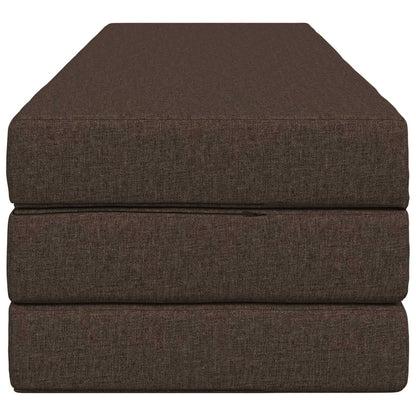 Divano Letto Pieghevole 180 x 67 x 45 cm Tortora | homemem39