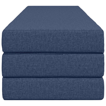 Divano Letto Pieghevole 180 x 67 x 45 cm Blu | homemem39