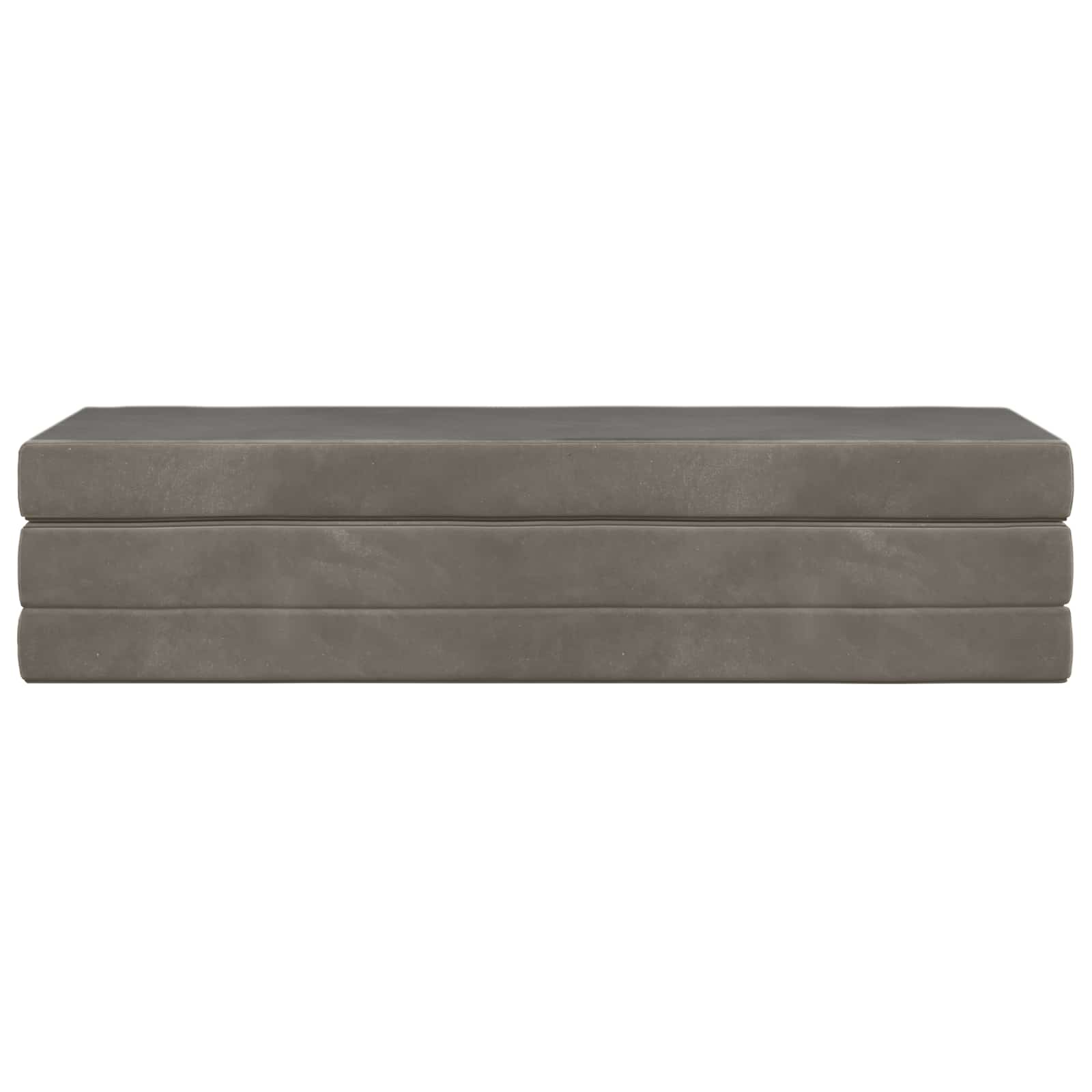 Divano Letto Pieghevole 180 x 67 x 45 cm Grigio Chiaro | homemem39