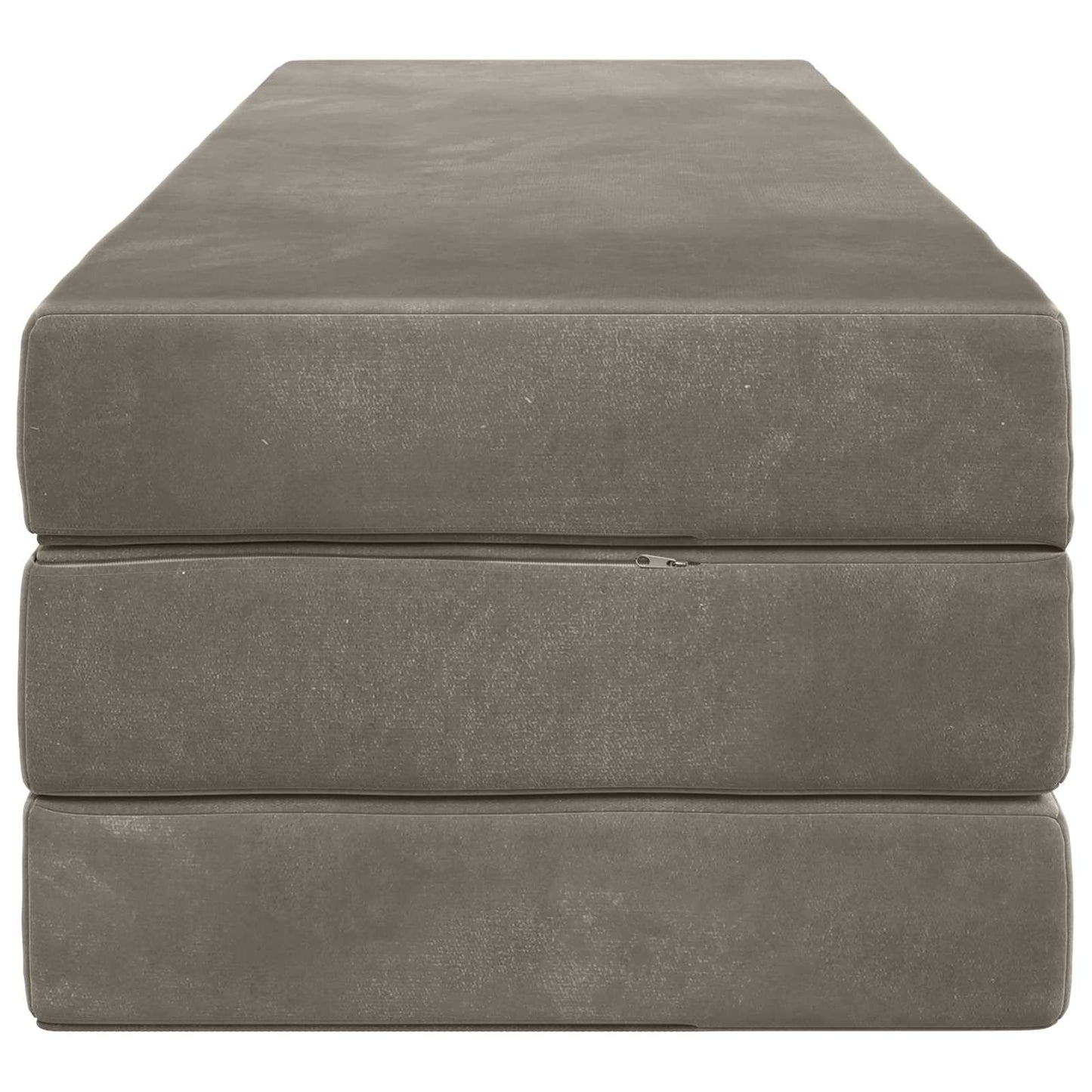 Divano Letto Pieghevole 180 x 67 x 45 cm Grigio Chiaro | homemem39
