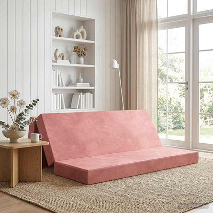 Divano Letto Pieghevole 180 x 67 x 45 cm Rosa | homemem39