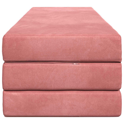 Divano Letto Pieghevole 180 x 67 x 45 cm Rosa | homemem39
