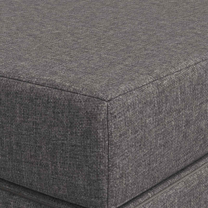 Divano Letto Pieghevole 200 x 67 x 45 cm Grigio Chiaro | homemem39