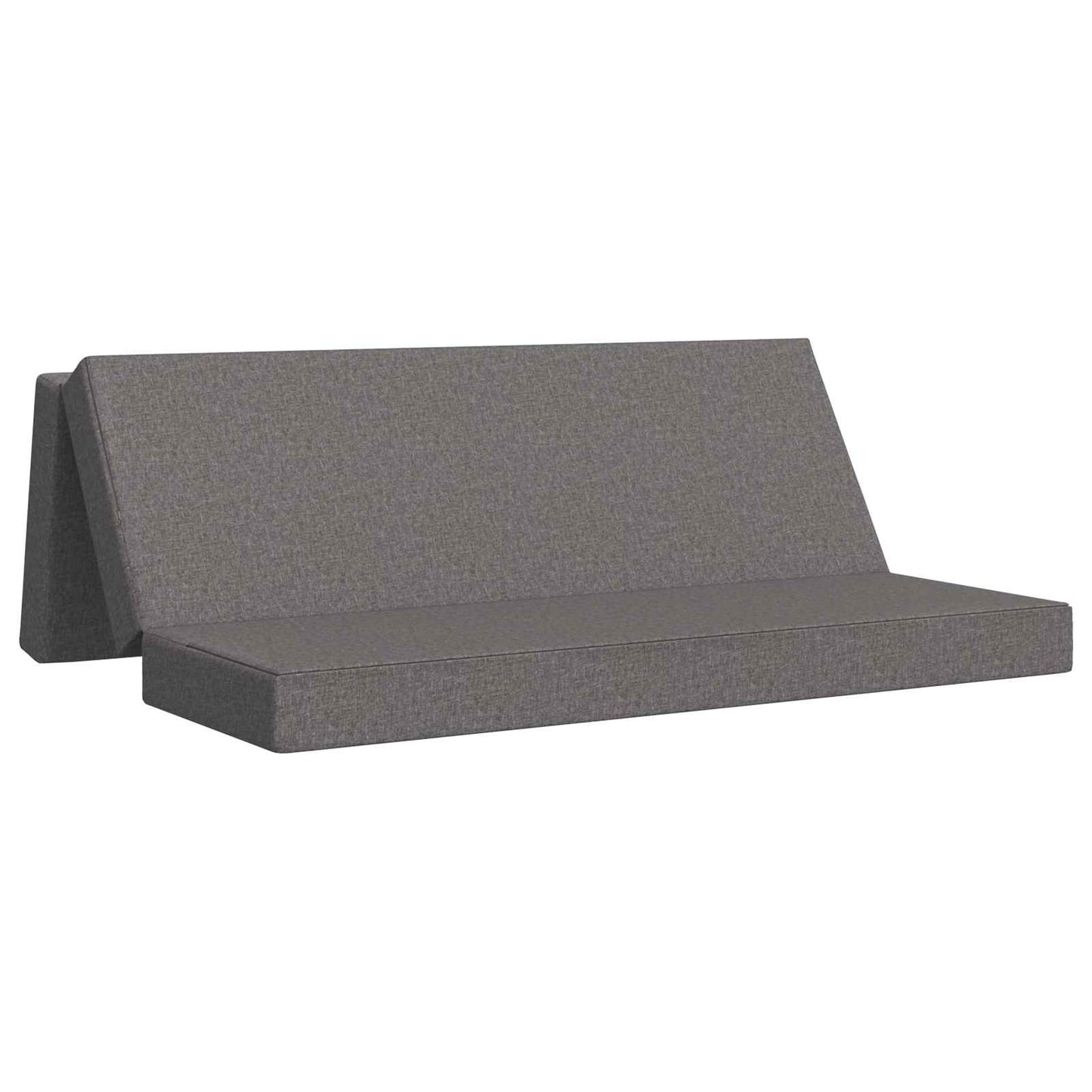Divano Letto Pieghevole 200 x 67 x 45 cm Grigio Chiaro | homemem39