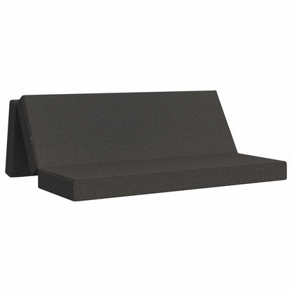 Divano Letto Pieghevole 200 x 67 x 45 cm Grigio Scuro | homemem39