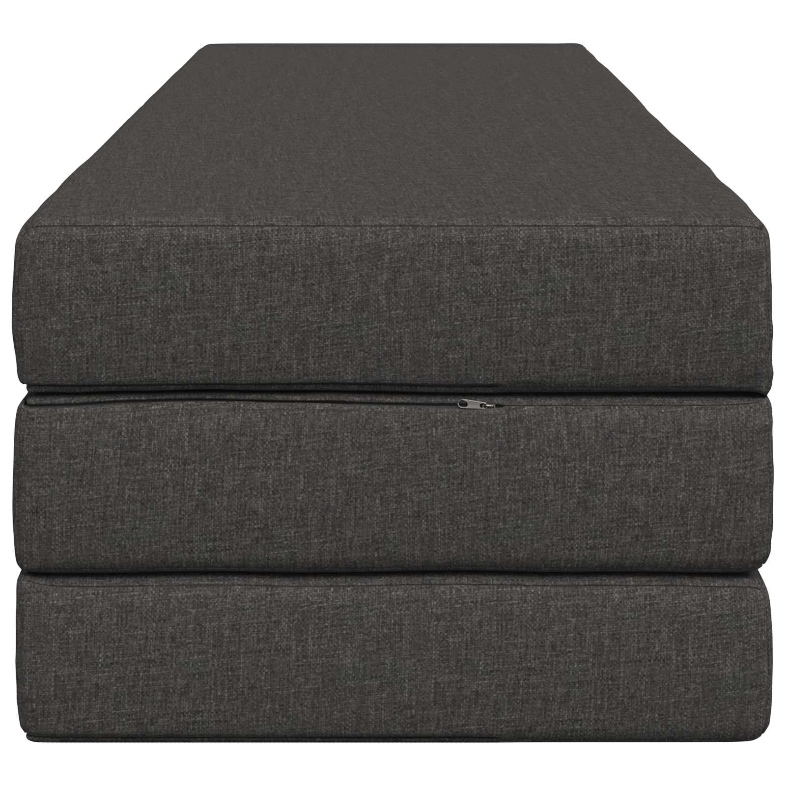 Divano Letto Pieghevole 200 x 67 x 45 cm Grigio Scuro | homemem39