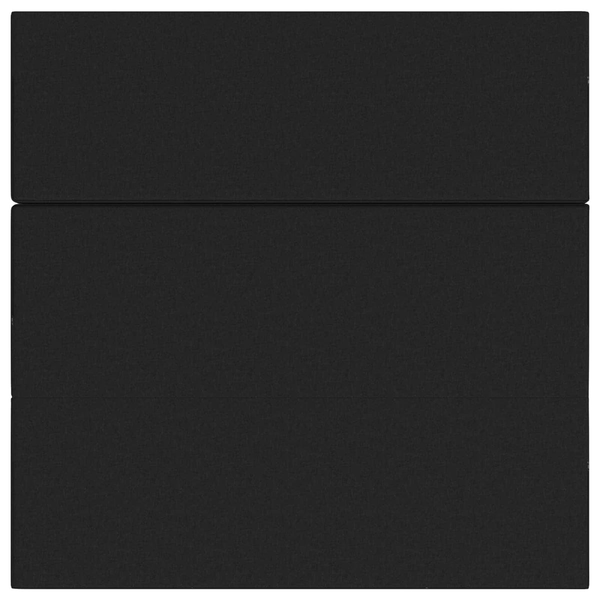 Divano Letto Pieghevole 200 x 67 x 45cm Nero