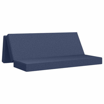 Divano Letto Pieghevole 200 x 67 x 45 cm Blu | homemem39