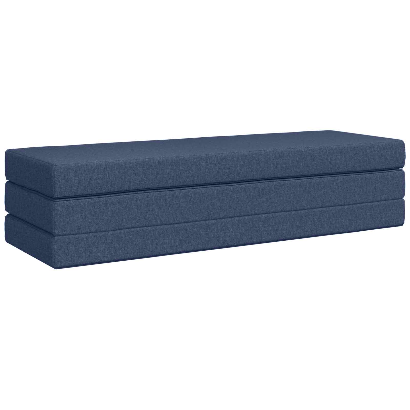 Divano Letto Pieghevole 200 x 67 x 45 cm Blu | homemem39