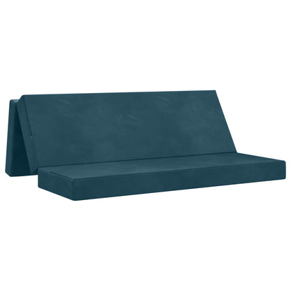 Divano Letto Pieghevole 200 x 67 x 45 cm Blu | homemem39