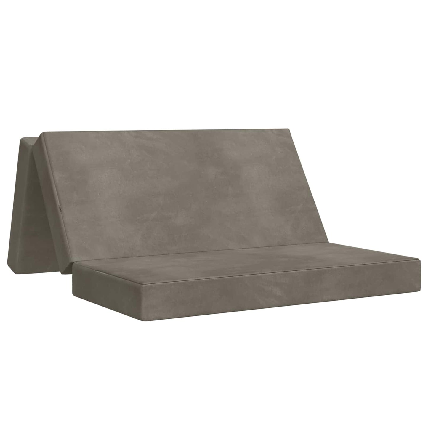 Divano Letto Pieghevole 200 x 67 x 45 cm Grigio Chiaro | homemem39
