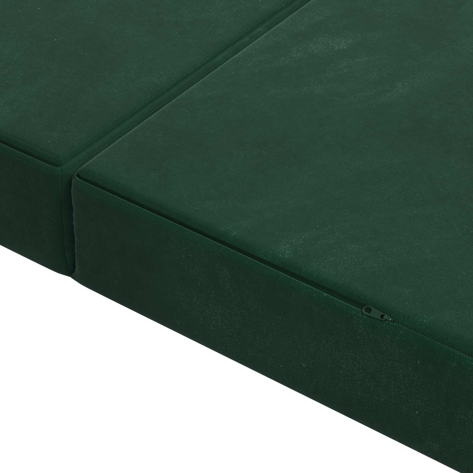 Divano Letto Pieghevole 200 x 67 x 45 cm Verde Scuro | homemem39
