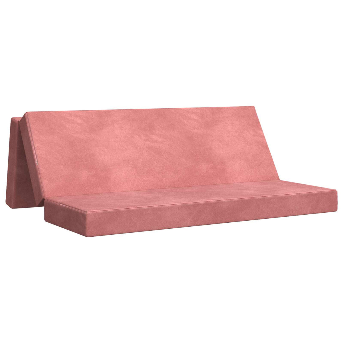Divano Letto Pieghevole 200 x 67 x 45cm Rosa