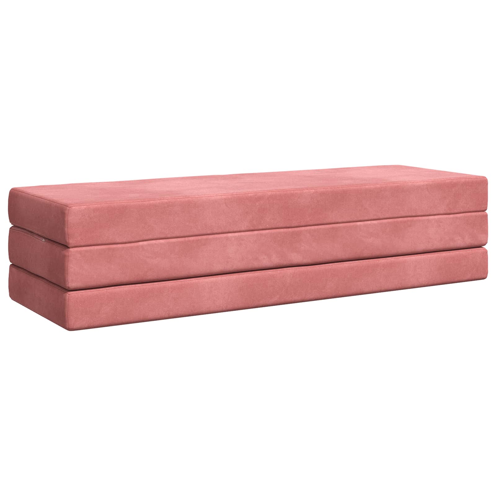 Divano Letto Pieghevole 200 x 67 x 45 cm Rosa | homemem39